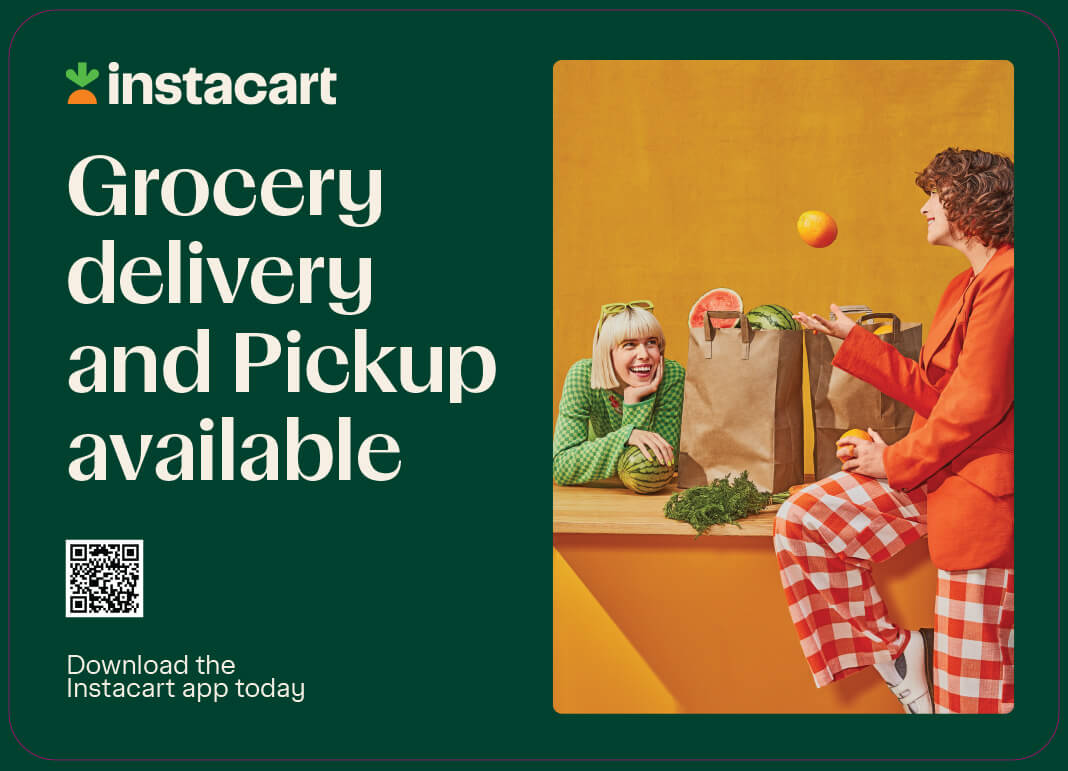 instacart - Grocery delivery and Pickup available